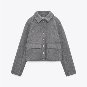 Zara Gold Button Jacket